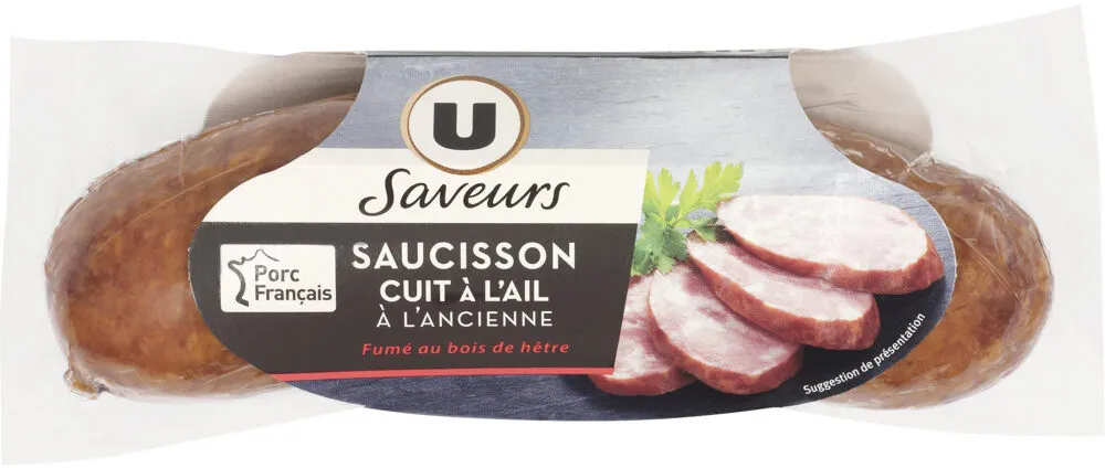 Saucisson cuit à l'ail à l'ancienne - 250g