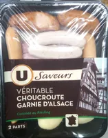 Véritable choucroute garnie d'Alsace cuisinée au Riesling