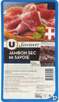 Jambon sec de Savoie - x6 tranches, 100g