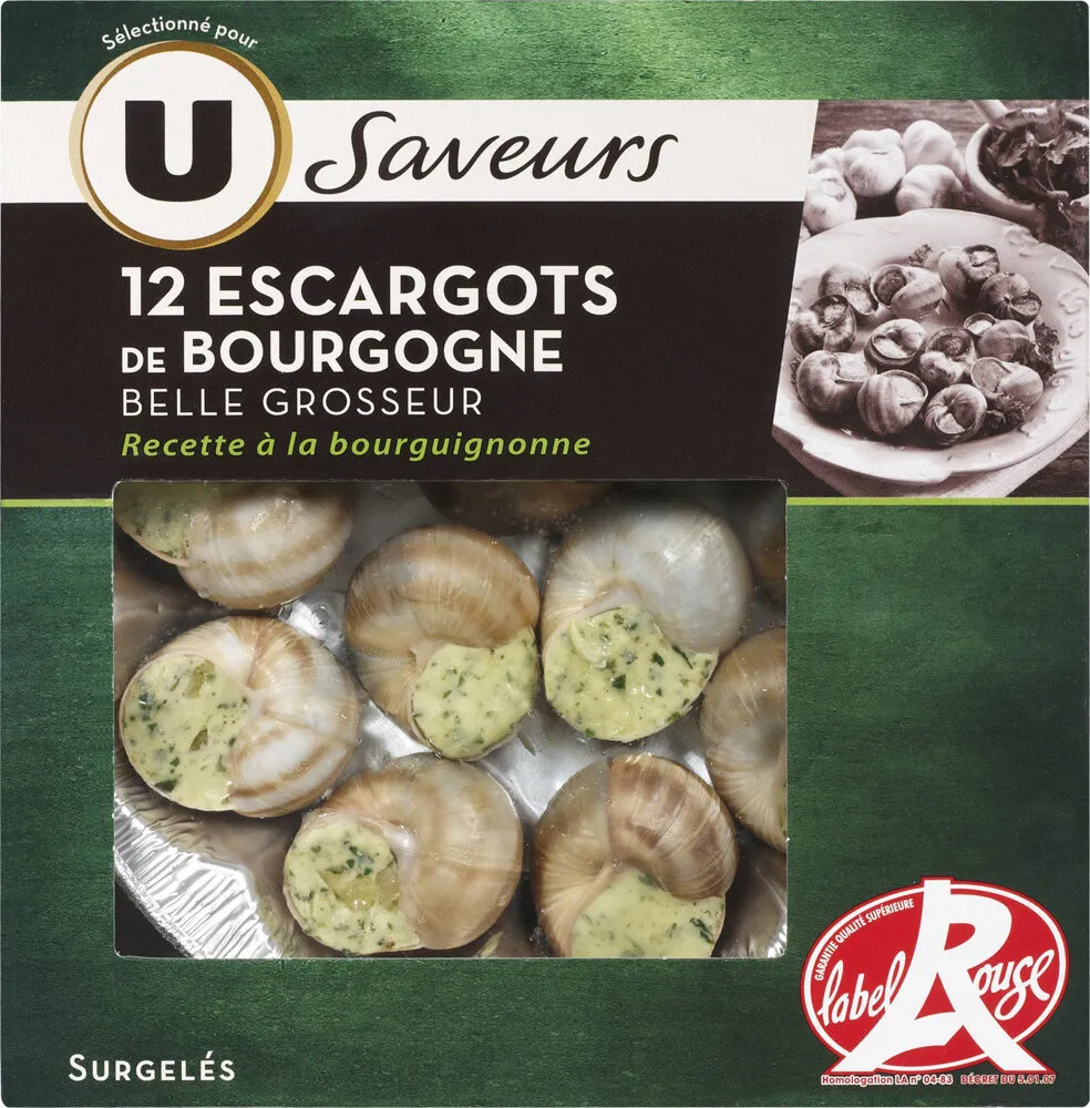 Escargots de Bourgogne Label Rouge , x12