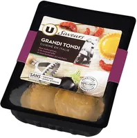 Grandi tondi tomates aubergines mozzarella