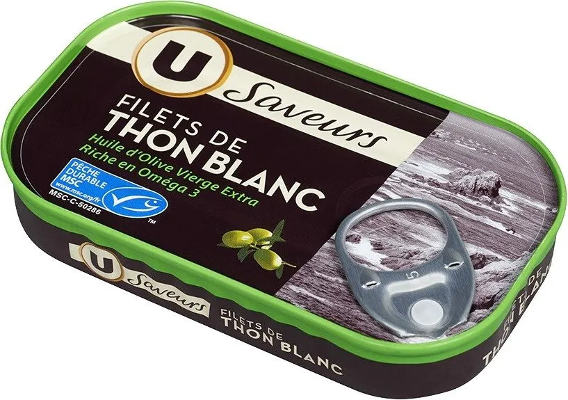 Filets thon blc à l'huile olive vierge extra