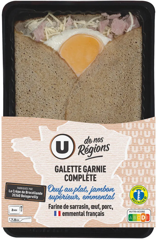 Galette garnie complète, 195g