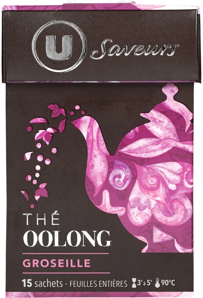 Thé Oolong à la groseille saveurs