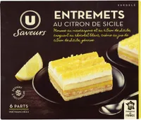 Entremet au citron de sicile