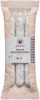Trio de Saucisson Secs à l'ancienne - 3x115g