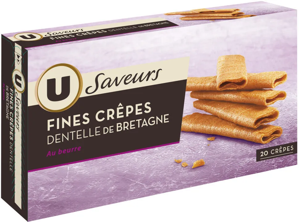 Crêpes dentelle nature Saveurs