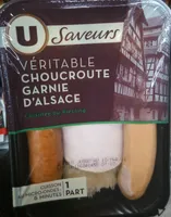 Véritable choucroute garnie d'Alsace cuisinée au Riesling
