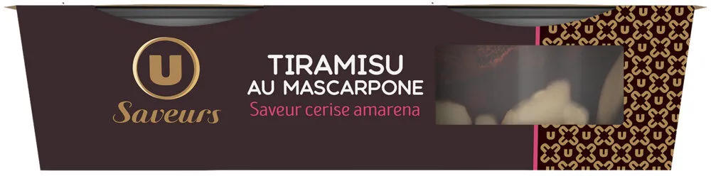 Tiramisu au mascarpone saveur cerises amarena