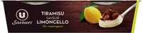 Dessert pâtissier au mascarpone saveurs limoncello et citron - 2x100g