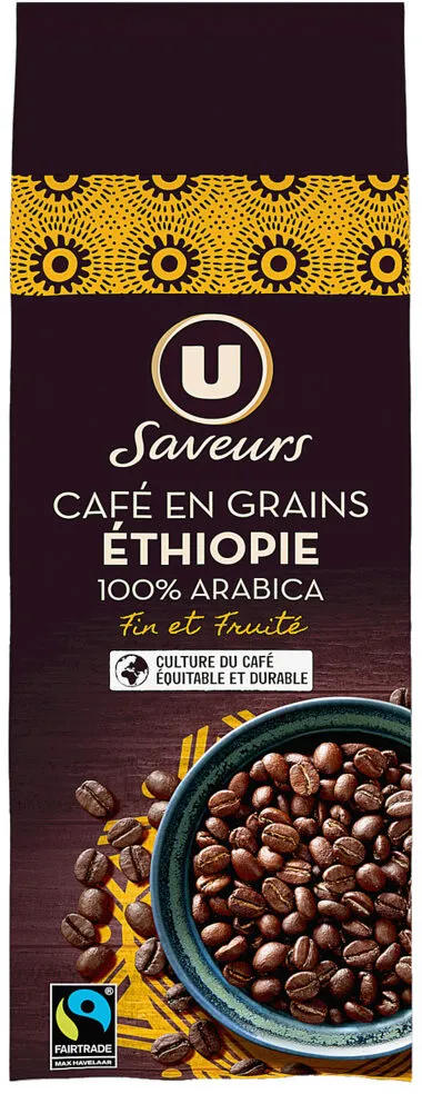 Café en grains Ethiopie 100% arabica - 500g