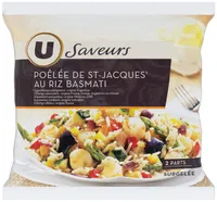 Plat cuisiné Poêlée de St Jacques au riz basmati 600g