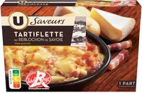 Plat cuisiné individuel Tartiflette au reblochon de Savoie Label Rouge, 300g