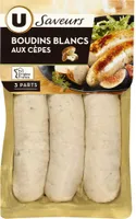 Boudins blancs aux cèpes - x3, 375g