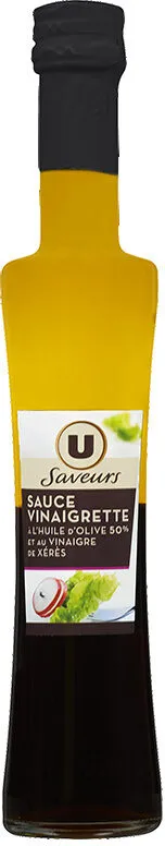 Sauce vinaigrette à l'Huile d'Olive 50% et au Vinaigre de Xérès