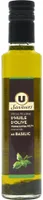 Spécialité à base d'huile d'olive vierge extra 99,7% aromatisée au basilic bouteille de 25cl