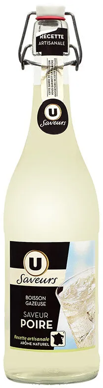 Boisson gazeuse saveur poire