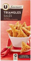 Triangles au piment d'Espelette