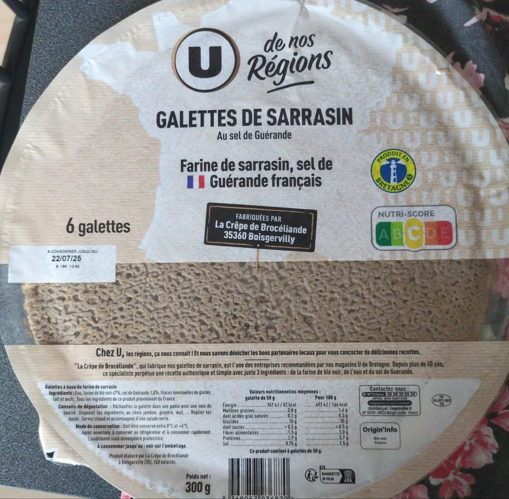 Galettes de sarrasin Saveurs