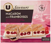 Macaron aux framboises