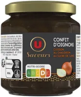 Confit d'oignons bocal en verre de 115g