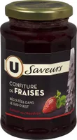 Confiture de fraises récoltées dans le Sud-Ouest , pot de 315g