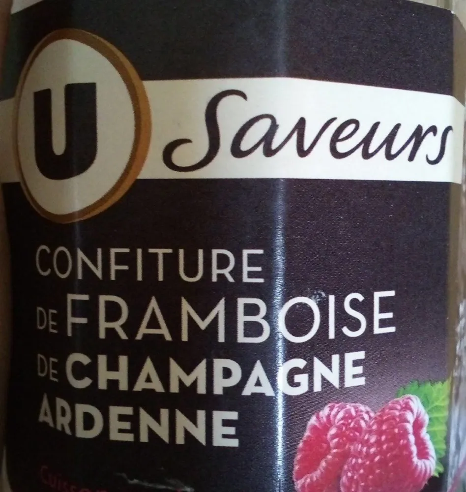 Confiture de framboises de Champagne Ardenne