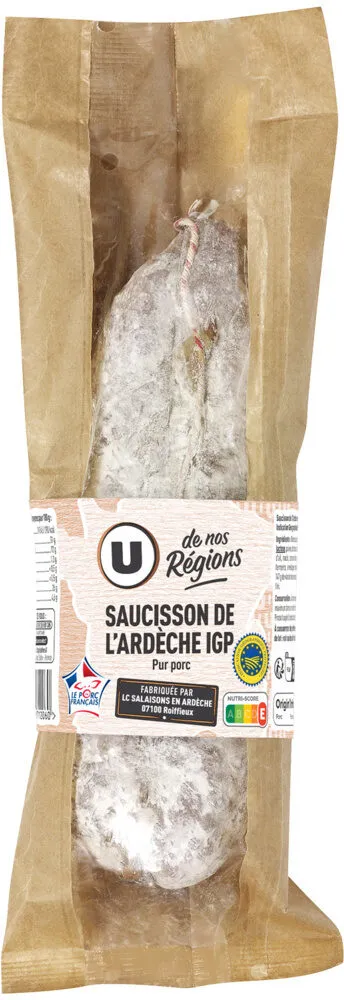 Saucisson Sec d'Ardèche Pur Porc