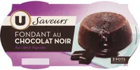 Fondant au chocolat noir