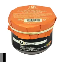 Pate tartiner chocolat/noisette/caramel au sel Guérande