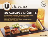 Assortiment de canapés x20 - 175g