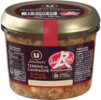 Terrine de campagne au piment d'Espelette Label Rouge , Bocal 180g