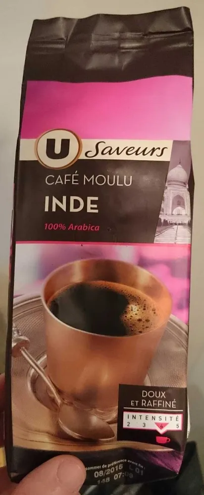 Café moulu Inde