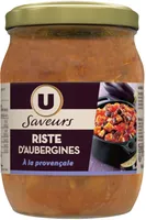 Légumes cuisinés Riste d'aubergines - Bocal 520g