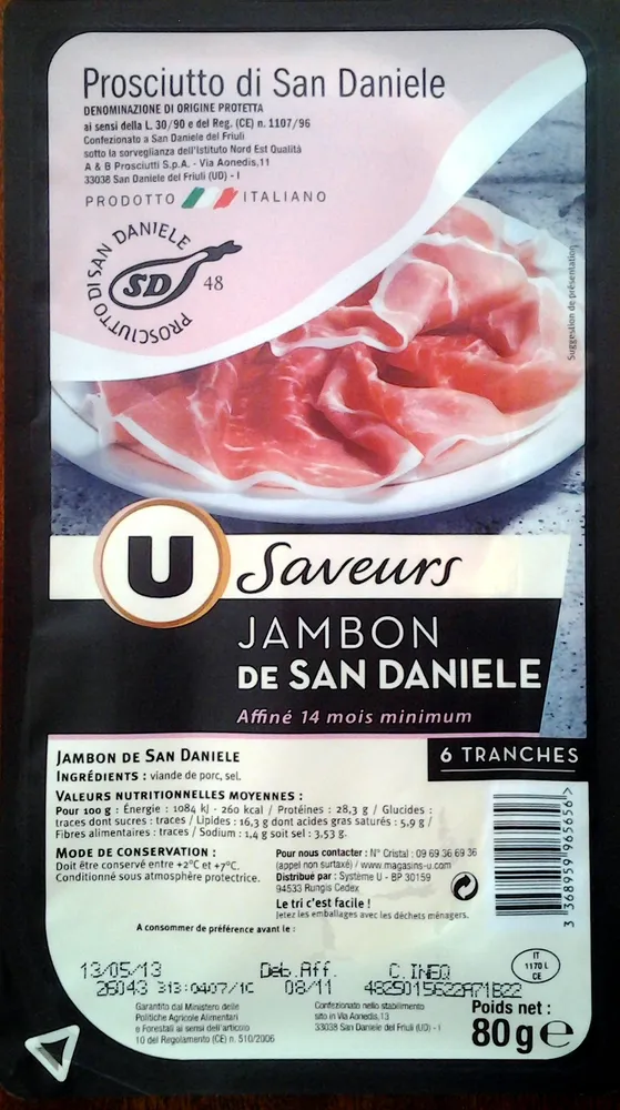 Jambon de San Daniele