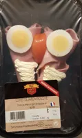 Cornet de jambon macédoine