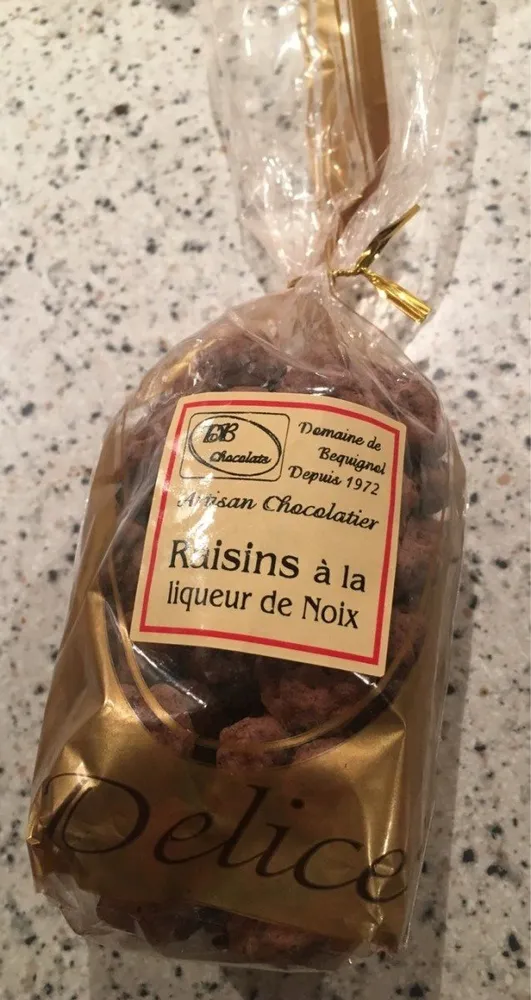 Raisins à la liqueur de noix