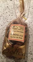 Raisins à la liqueur de noix