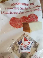 Saucisse sèche courbe + saucisson au beaufort