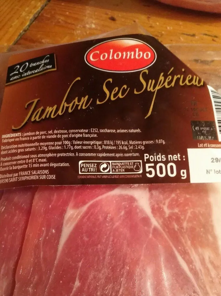 Jambon sec supérieur