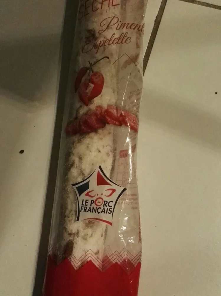Saucisse sèche au piment d'Espelette