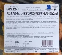 Plateau assortiment asiatique