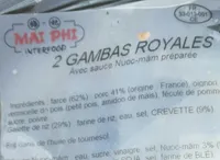 Samoussa gambas
