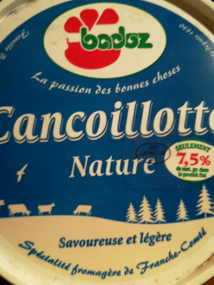 Cancoillotte nature