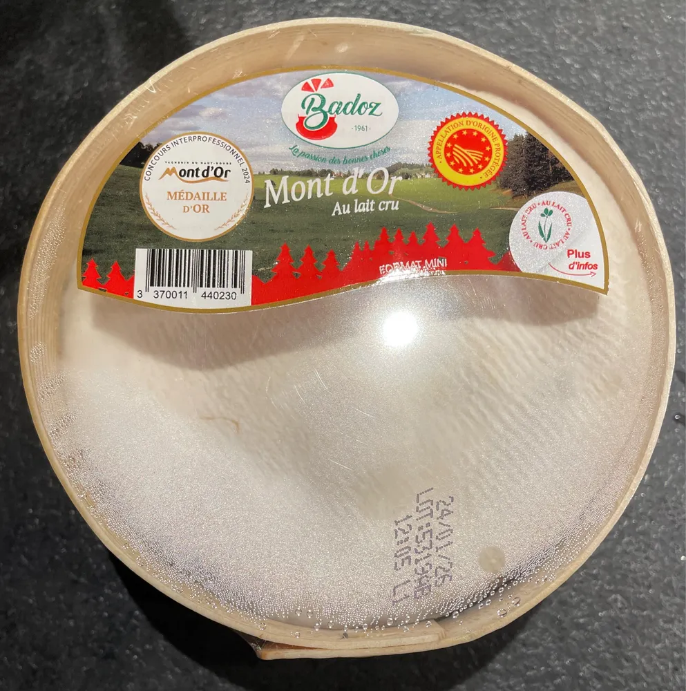 Mont d'Or au lait cru AOP