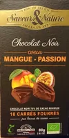 Chocolat noir cœur mangue - passion