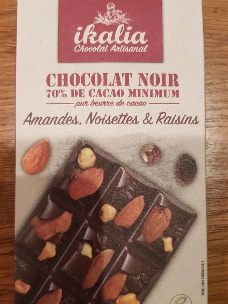 Chocolat noir 70% cacao