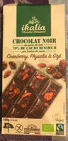 Chocolat noir Cranberry, Physalis, Goji