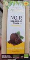 Œufs truffes noir 70 %