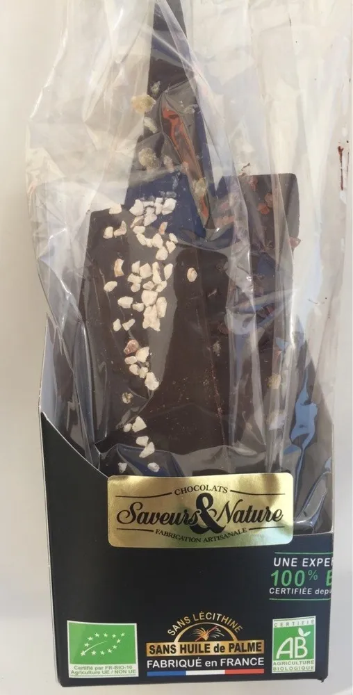 Chocolats sans lécithine et sans huile de palme